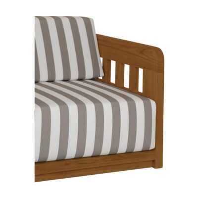 Adelaide Outdoor Sofa Brown Stripe 13 Adelaide Outdoor Sofa Brown Stripe TA-1001-21 TA 1001 21 Adelaide closeup shadsilo