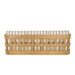 Adelaide Outdoor Sofa Brown Stripe TA-1001-21 TA 1001 21 Adelaide back shadsilo
