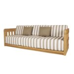 Adelaide Outdoor Sofa Brown Stripe TA-1001-21 TA 1001 21 Adelaide diagL shadsilo