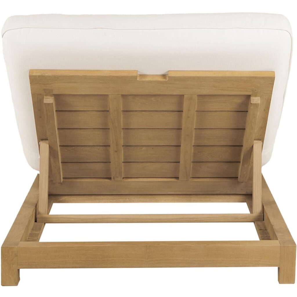 Enzo Outdoor Adjustable Lounge Chair White - Image 4
