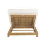 Enzo Outdoor Adjustable Lounge Chair White TA-1002-18 TA 1002 18 Enzo back shadsilo