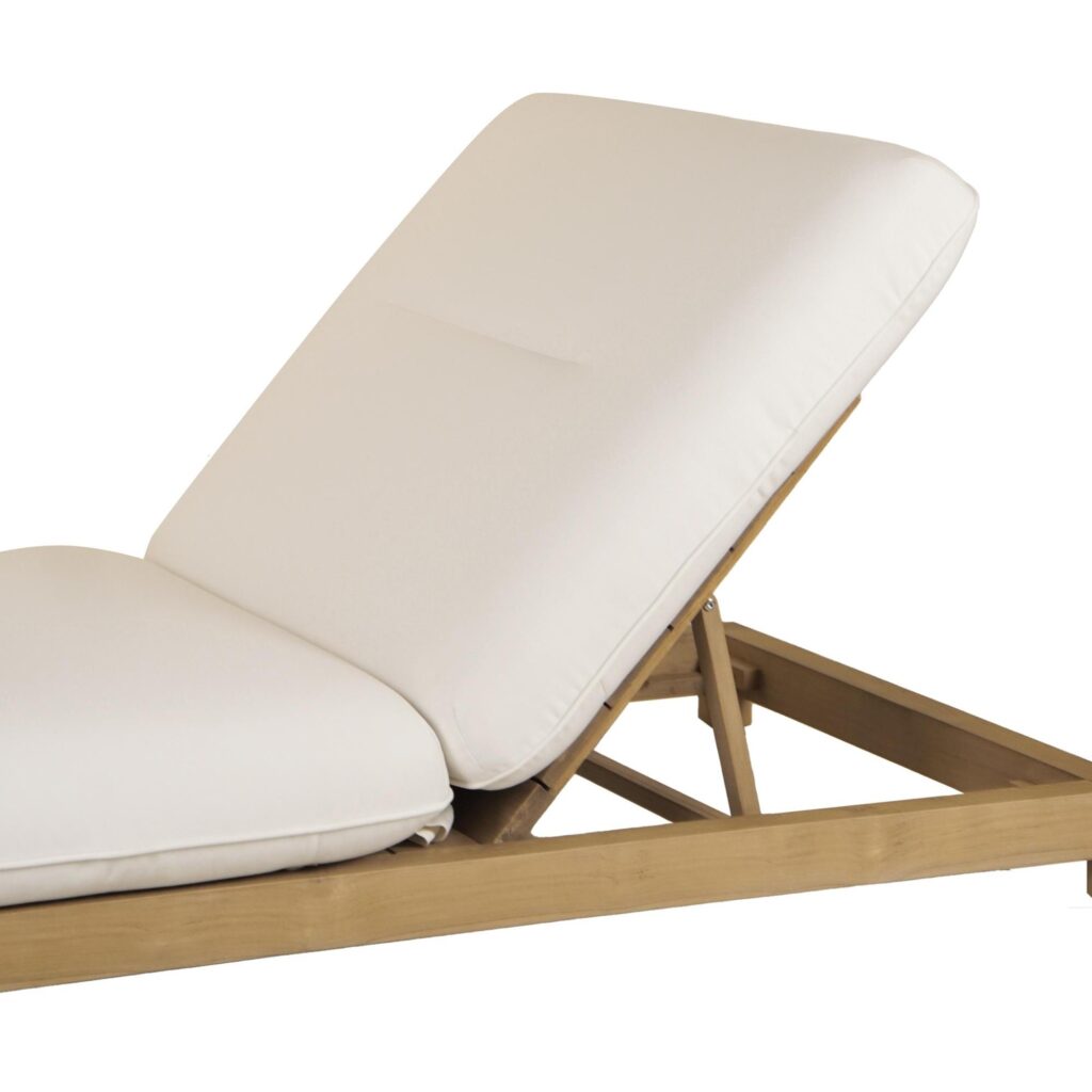 Enzo Outdoor Adjustable Lounge Chair White - Image 5