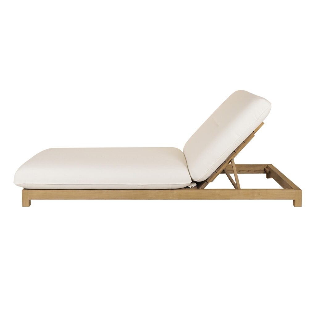 Enzo Outdoor Adjustable Lounge Chair White - Image 3