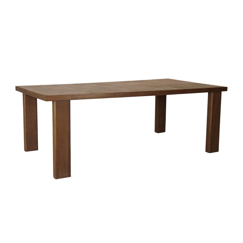 Marina Outdoor Dining Table Brown - Image 2