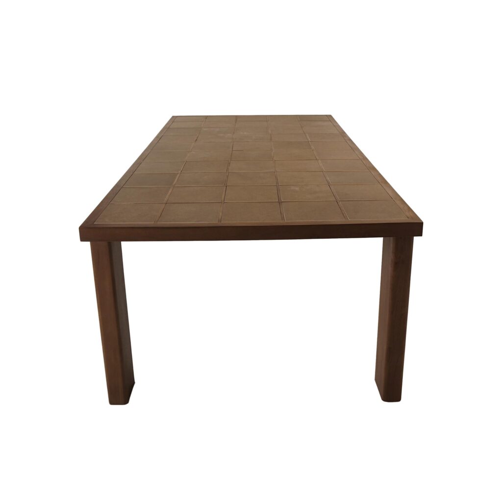 Marina Outdoor Dining Table Brown - Image 3