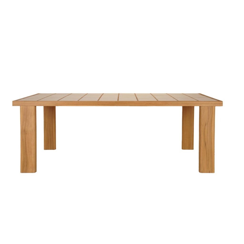 Marina Outdoor Dining Table Natural - Image 4