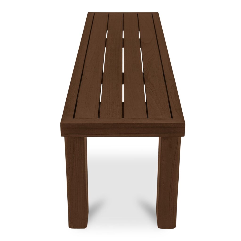 Marina Outdoor Bench Brown - Image 6