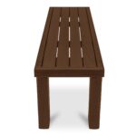 Marina Outdoor Bench Brown TA-1005-03-0 TA 1005 03 0 Marina closeup01 shadsilo