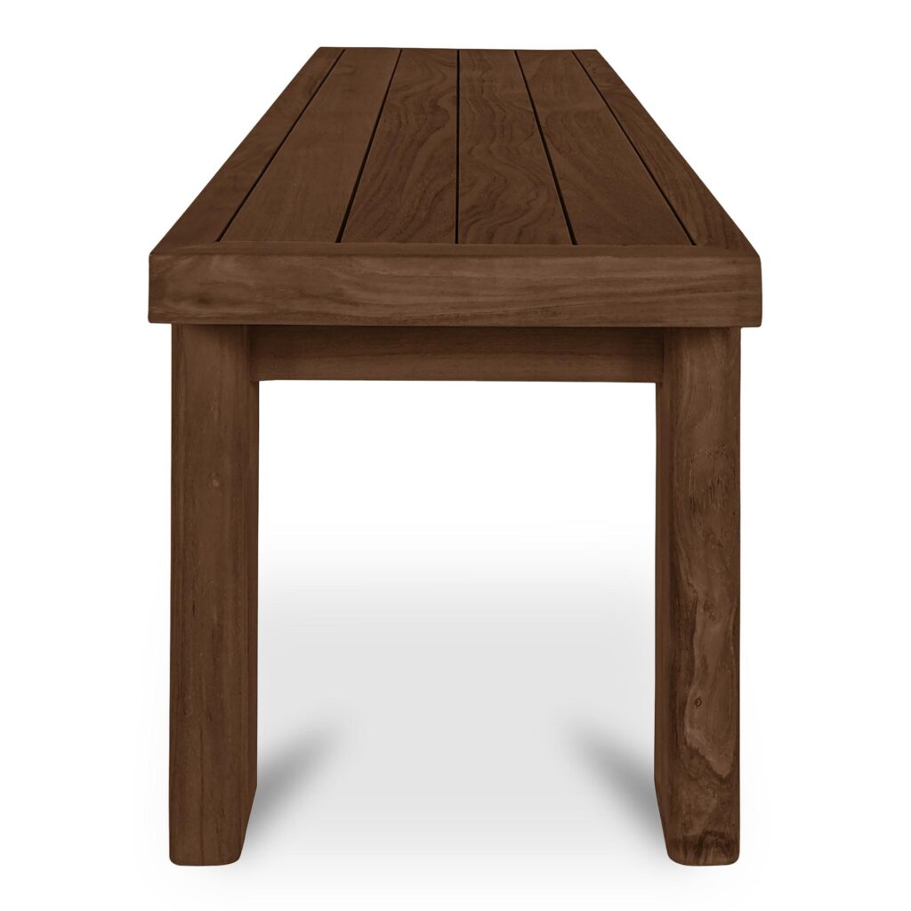 Marina Outdoor Bench Brown - Image 3