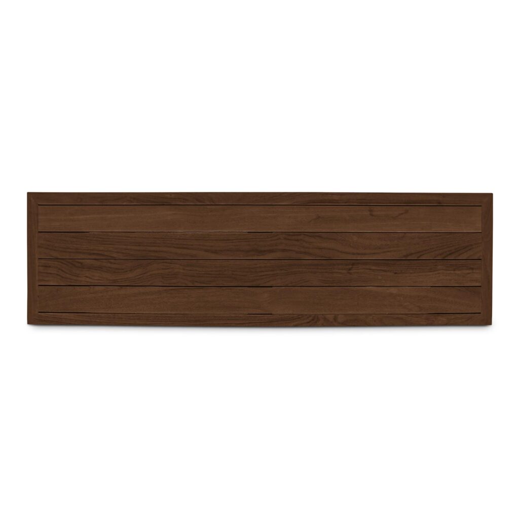 Marina Outdoor Bench Brown - Image 5