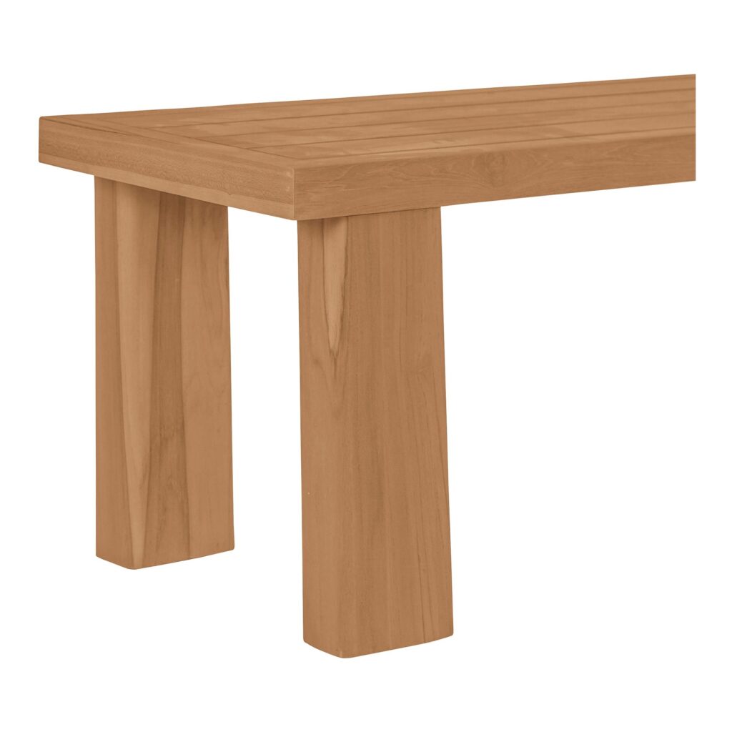 Marina Outdoor Dining Bench Natural - Image 2