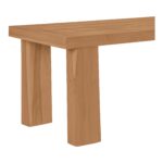 Marina Outdoor Dining Bench Natural TA-1005-24-0 TA 1005 24 0 Marina diagR shadsilo