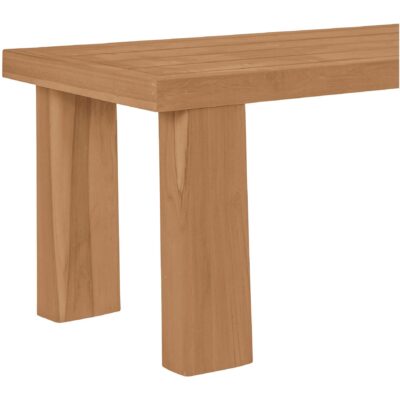 Marina Outdoor Dining Bench Natural TA-1005-24-0 TA 1005 24 0 Marina diagR shadsilo
