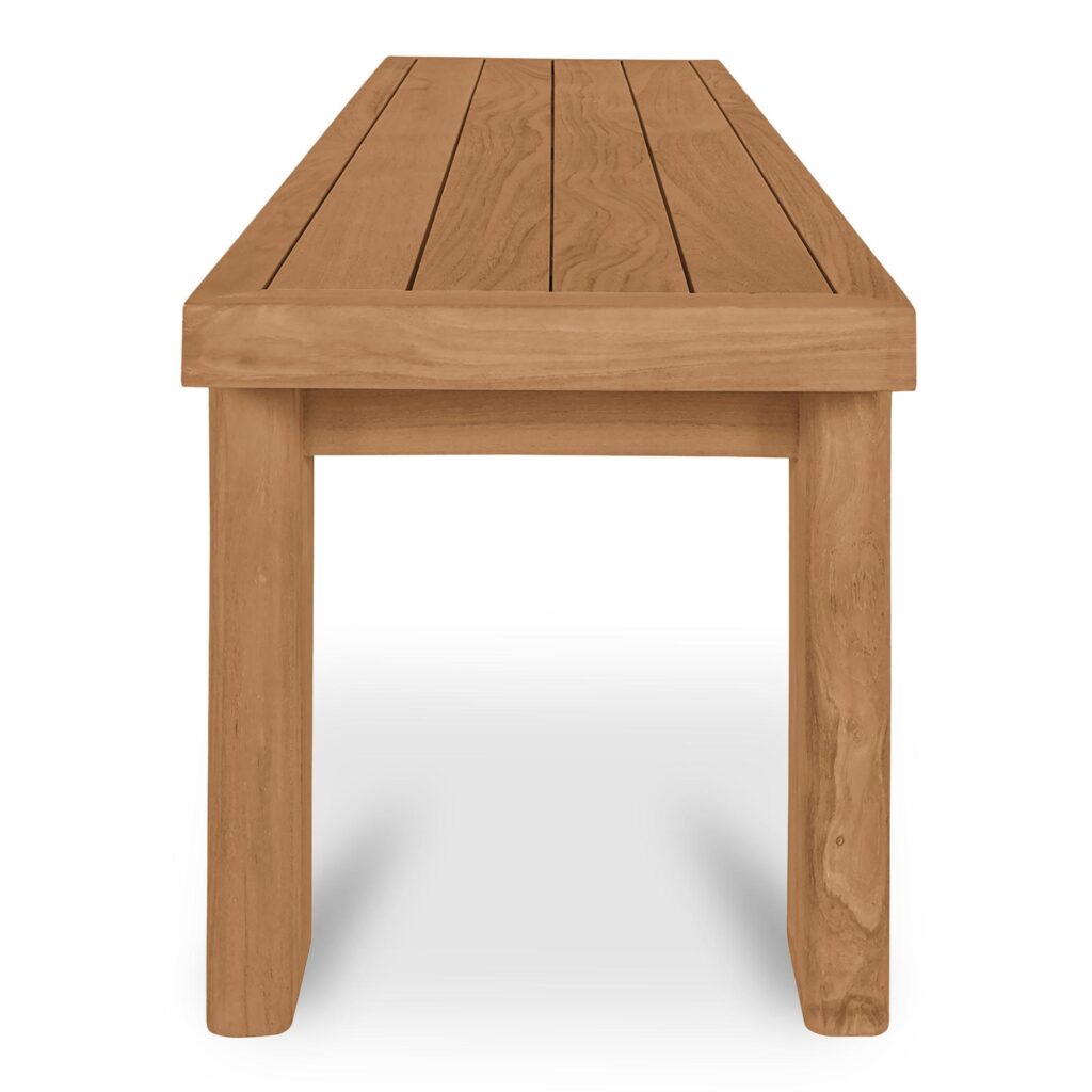 Marina Outdoor Dining Bench Natural - Image 3