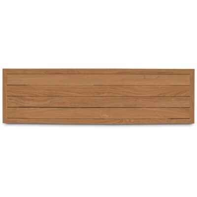 Marina Outdoor Dining Bench Natural TA-1005-24-0 TA 1005 24 0 Marina top shadsilo