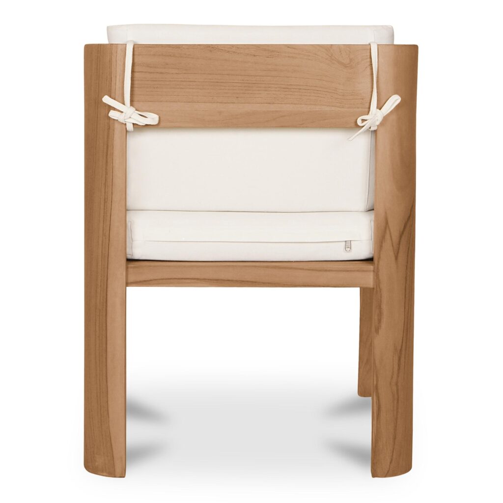Nellie Outdoor Dining Chair White - Image 4