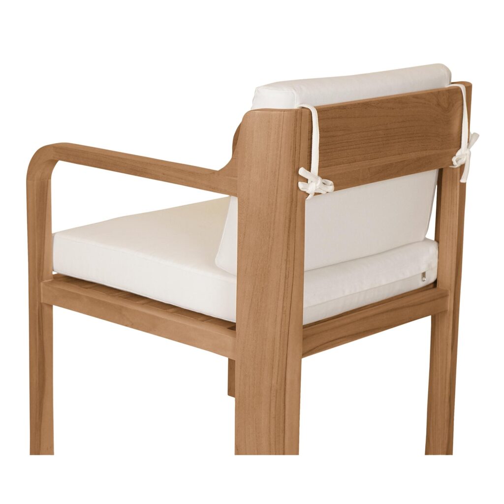 Nellie Outdoor Dining Chair White - Image 5