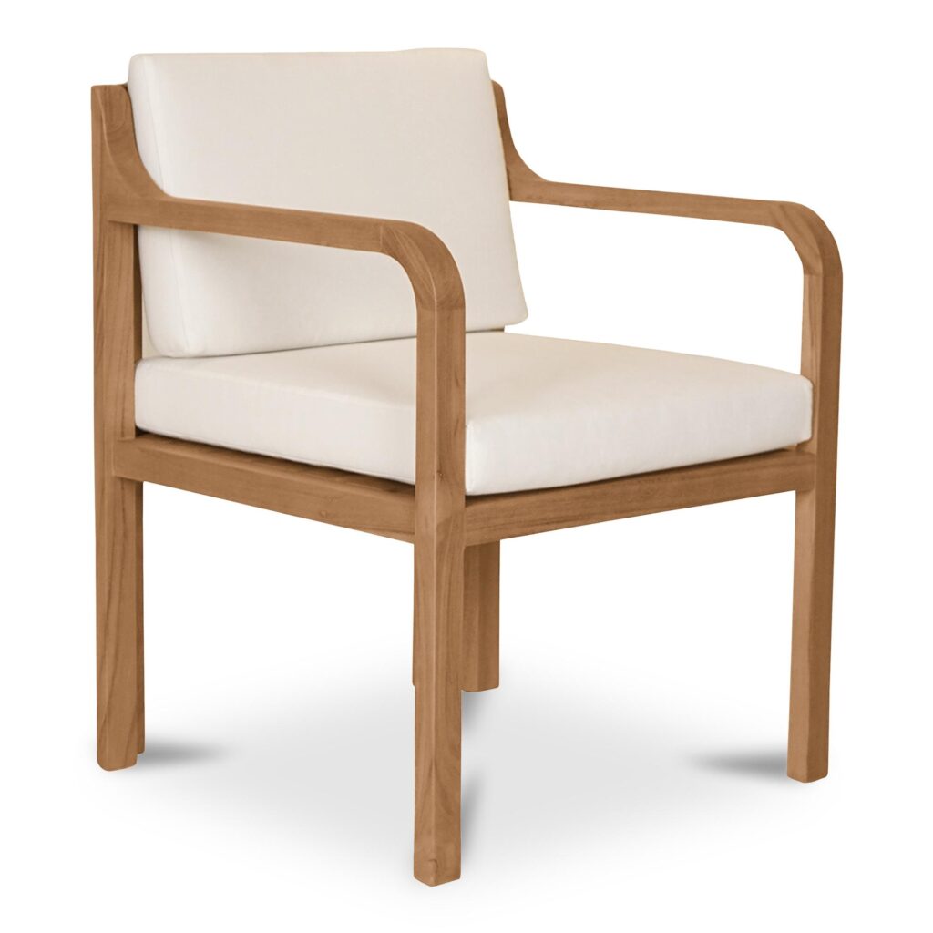 Nellie Outdoor Dining Chair White - Image 2