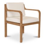 Nellie Outdoor Dining Chair White TA-1006-18 TA 1006 18 Nellie diagR back shadsilo