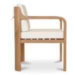 Nellie Outdoor Dining Chair White TA-1006-18 TA 1006 18 Nellie side right shadsilo