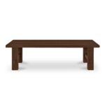 Esmond Outdoor Dining Bench Brown TA-1007-03-0 TA 1007 03 0 Esmond front shadsilo
