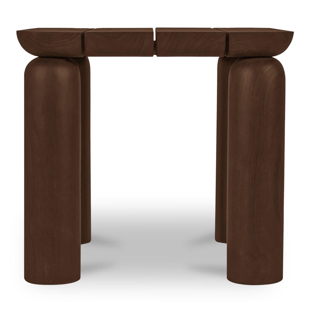Barclay Outdoor Side Table Brown - Image 3