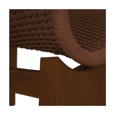 Savanna Outdoor Accent Chair Brown TA-1015-03 TA 1015 03 Savanna closeup02 shadsilo
