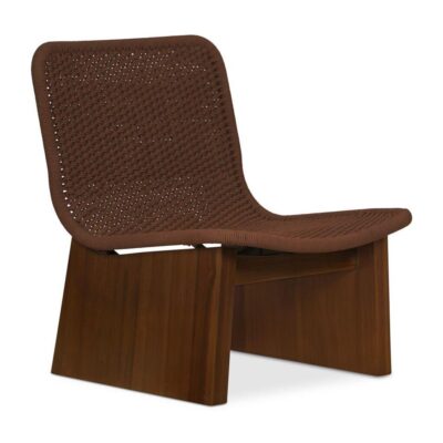 Savanna Outdoor Accent Chair Brown TA-1015-03 TA 1015 03 Savanna diagR shadsilo