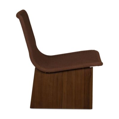 Savanna Outdoor Accent Chair Brown TA-1015-03 TA 1015 03 Savanna side right shadsilo