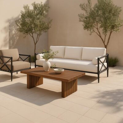 Denby Outdoor Coffee Table Brown TA-1016-03 TA 1016 03 00