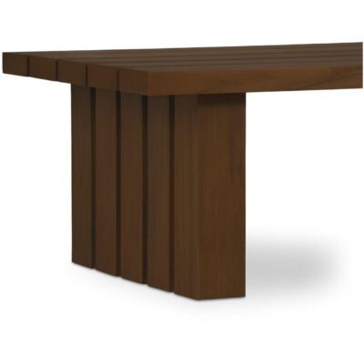 Denby Outdoor Coffee Table Brown TA-1016-03 TA 1016 03 Denby closeup shadsilo