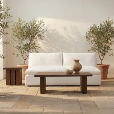 Denby Outdoor Side Table Brown TA-1017-03 TA 1017 03 01