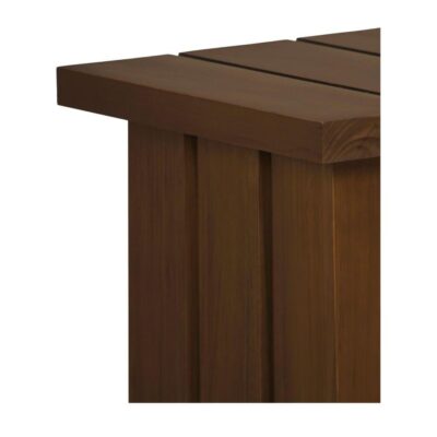 Denby Outdoor Side Table Brown TA-1017-03 TA 1017 03 Denby closeup01 shadsilo