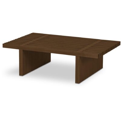 Fletcher Outdoor Coffee Table Brown TA-1019-03 TA 1019 03 Fletcher diagL shadsilo