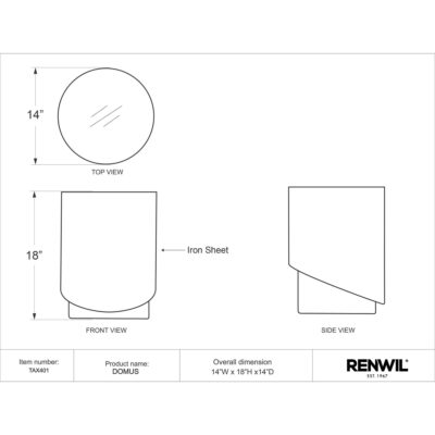Domus Accent Table TAX401 TAX401 7