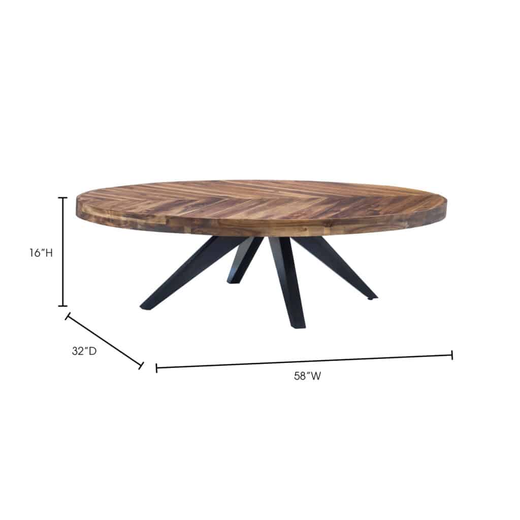 Parq Oval Coffee Table TL-1020-14 TL 1020 14 70