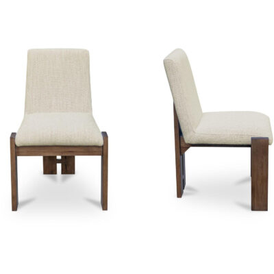 Mia Dining Chair Beige (Set of Two) TL-1030-34 TL 1030 34 Mia frontside shadsilo