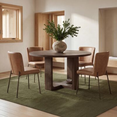 Hayes Dining Table Rustic Brown TL-1031-20-0 TL 1031 20 0 10