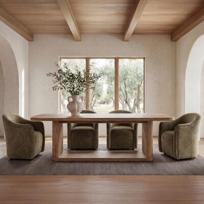 Blake Dining Table Rustic Oak TL-1032-24-0 TL 1032 24 0 10