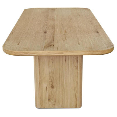 Blake Dining Table Rustic Oak TL-1032-24-0 TL 1032 24 0 Blake side right shadsilo
