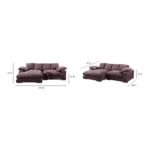 Plunge Sectional Dark Brown TN-1004-20-0 TN 1004 20 70