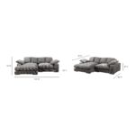 Plunge Sectional Charcoal TN-1004-25-0 TN 1004 25 70