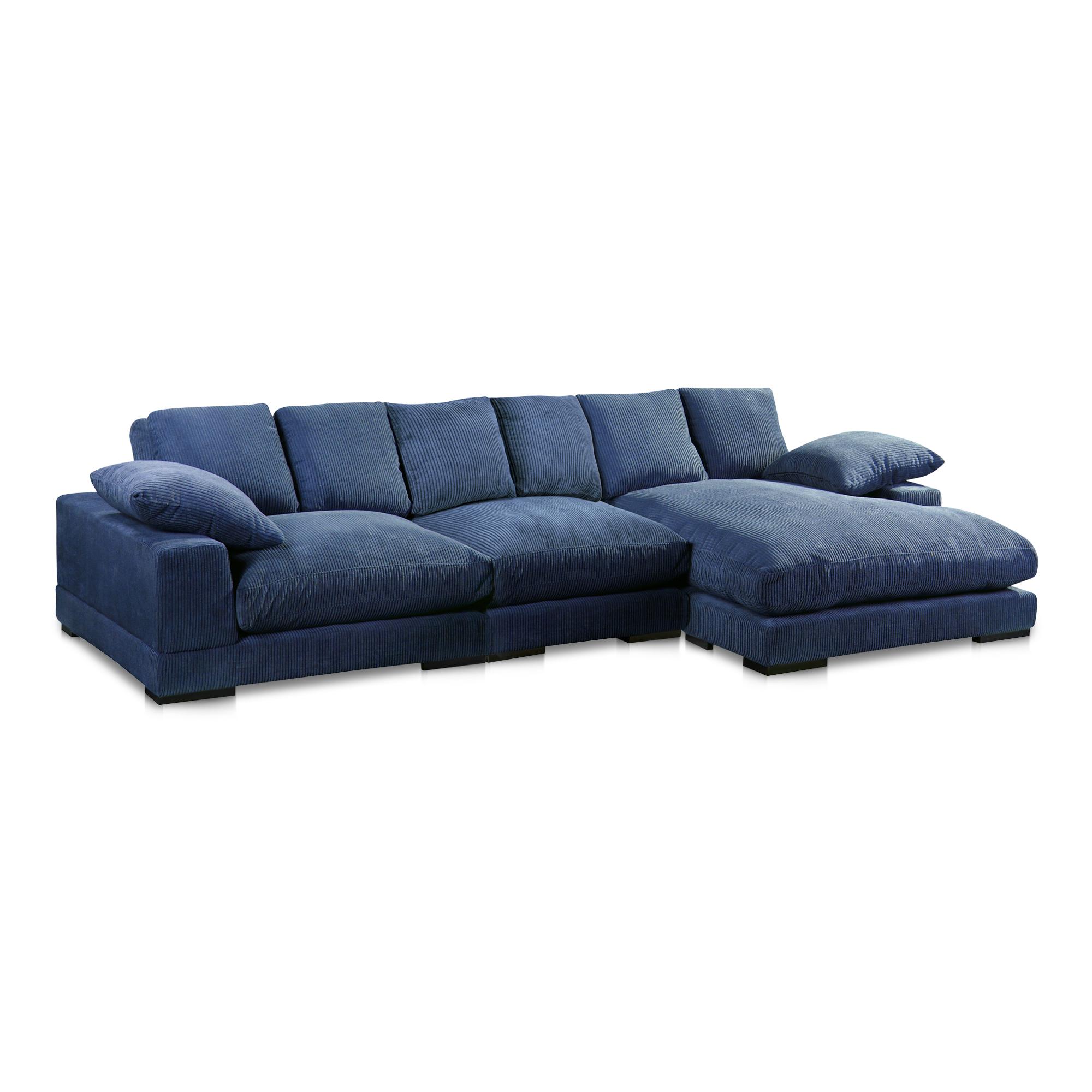 Plunge Large Sectional Navy 2 Plunge Large Sectional Navy - Image 2