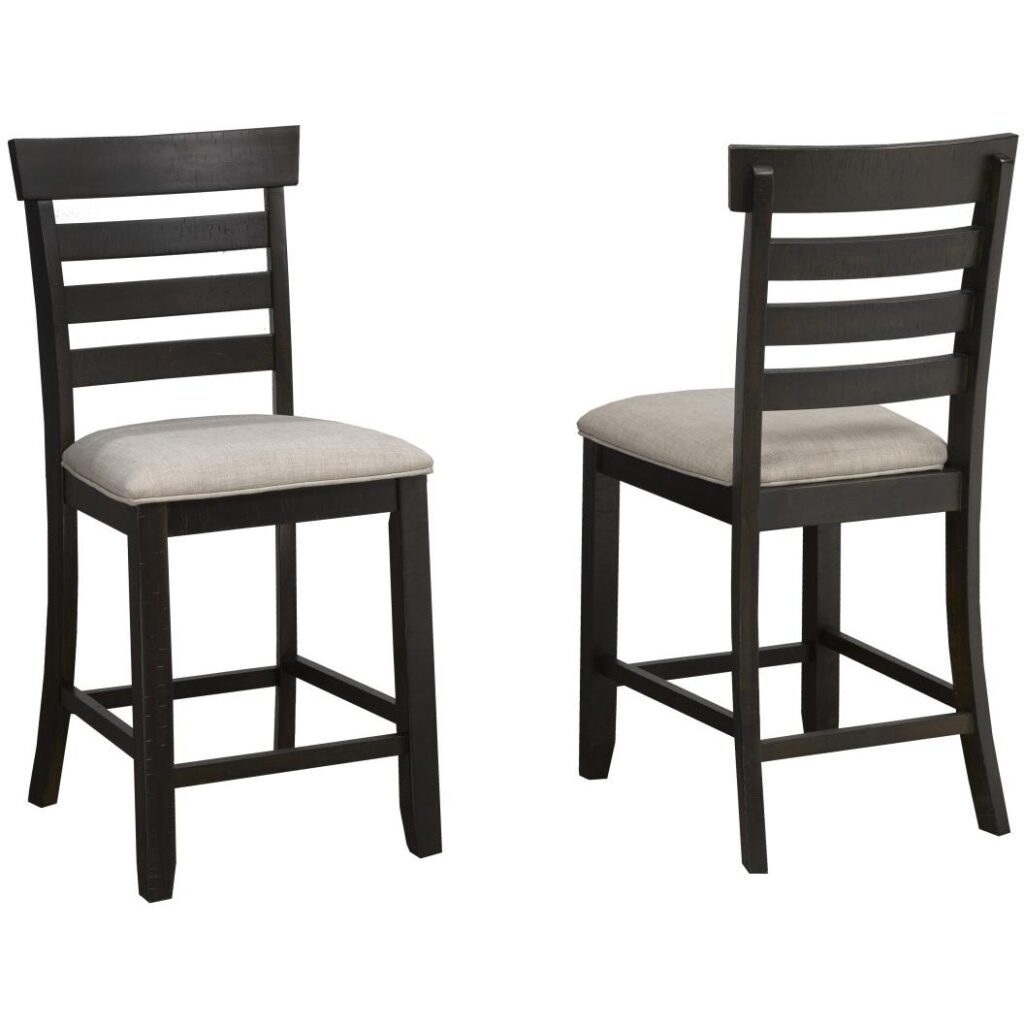 Ediva Counter Stool - Set of 2 - Espresso