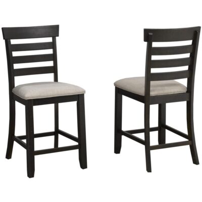 Ediva Counter Stool - Set of 2 - Espresso TN-270CSC