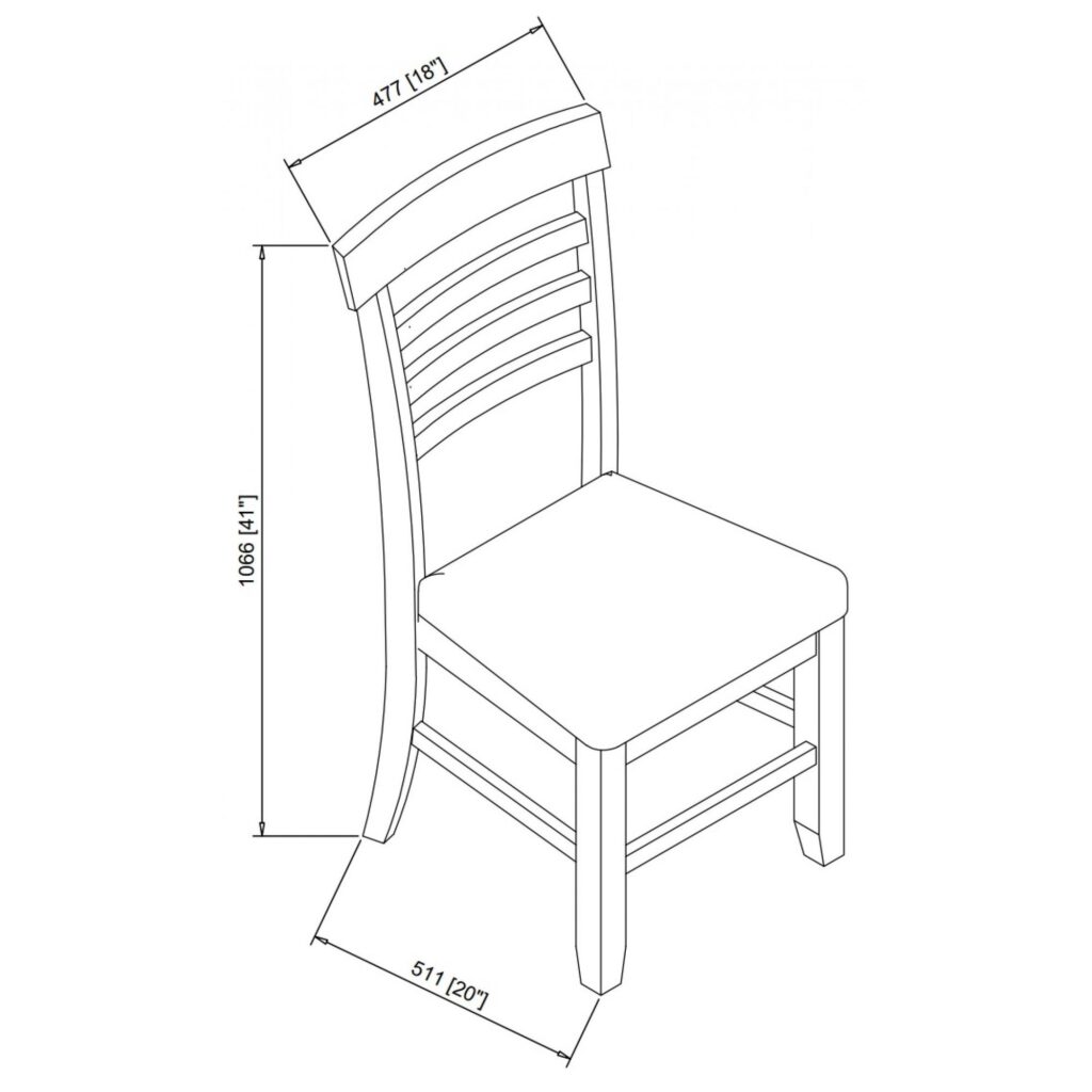 Ediva Counter Stool - Set of 2 - Espresso - Image 2