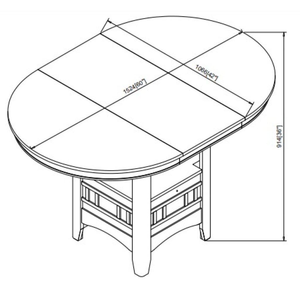 Tavern Counter Table - White - Image 4