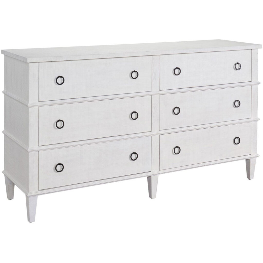 Modern Farmhouse Six Drawer Dresser U011A040 U011A040 ANGLE vm 001