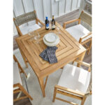 Coastal Living Outdoor Chesapeake Bar Table U012651 U012651 OVERHEAD vm 001