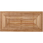 Coastal Living Outdoor Chesapeake Rectangular Dining Table U012652 U012652 OVERHEAD